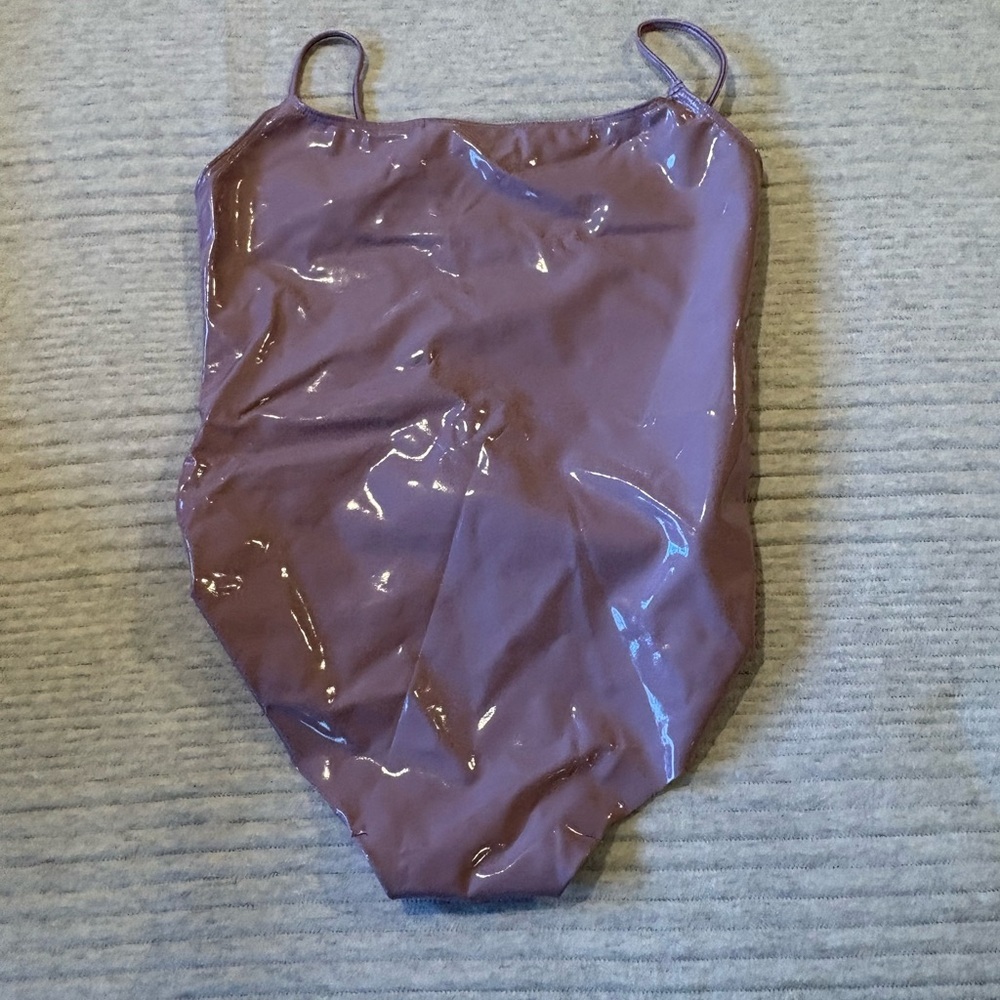 Commando Shiny Purple Bodysuit